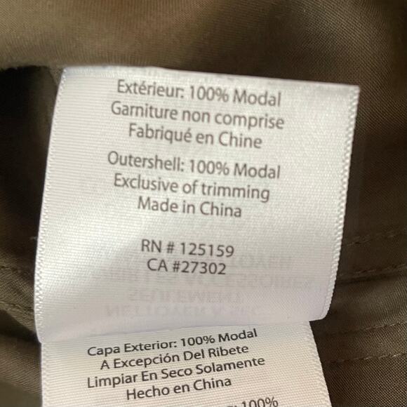 Soia & Kyo Bia Midi Bomber Jacket - Olive Green - Size L - Picture 10 of 10